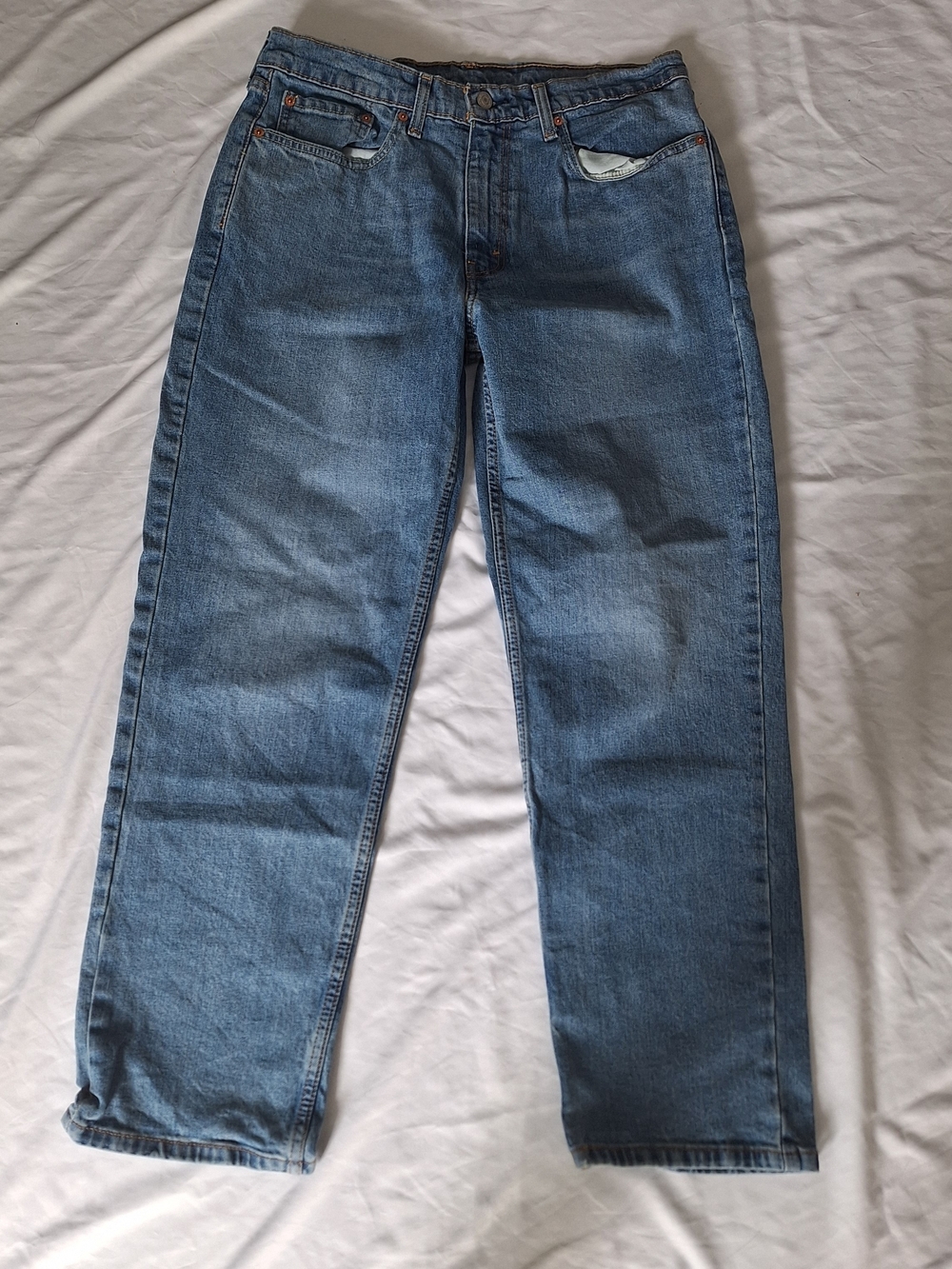 Levis Jeans 550 Relaxed Mens 34x30 Blue Denim Pants